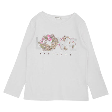 Love girls' insulated blouse cream Breeze 19523-30924