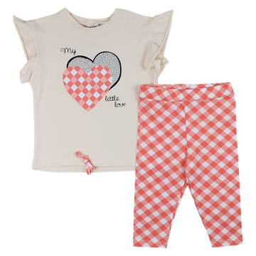 Beige girl's heart set, manufacturer Wow, product number 10168-6525