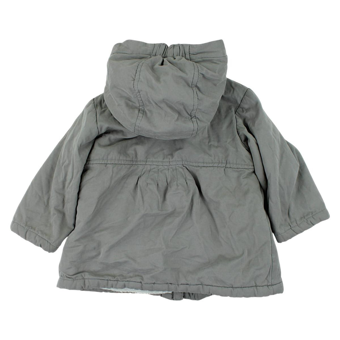 Girls' gray jacket used Vertbaudet 106