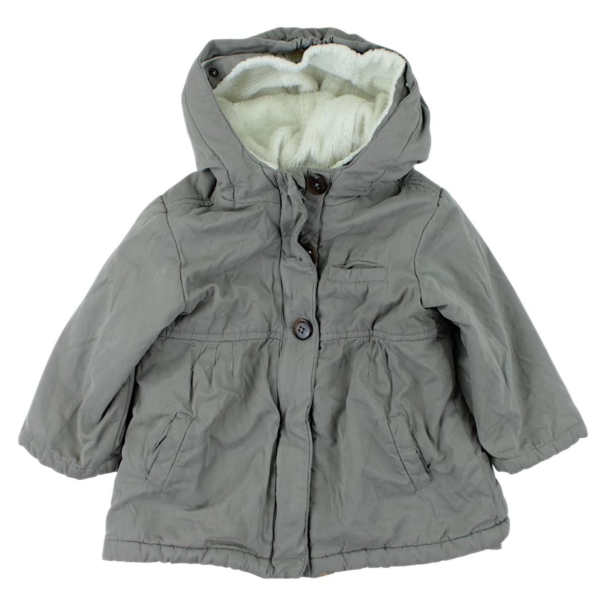 Girls' gray jacket used Vertbaudet 106