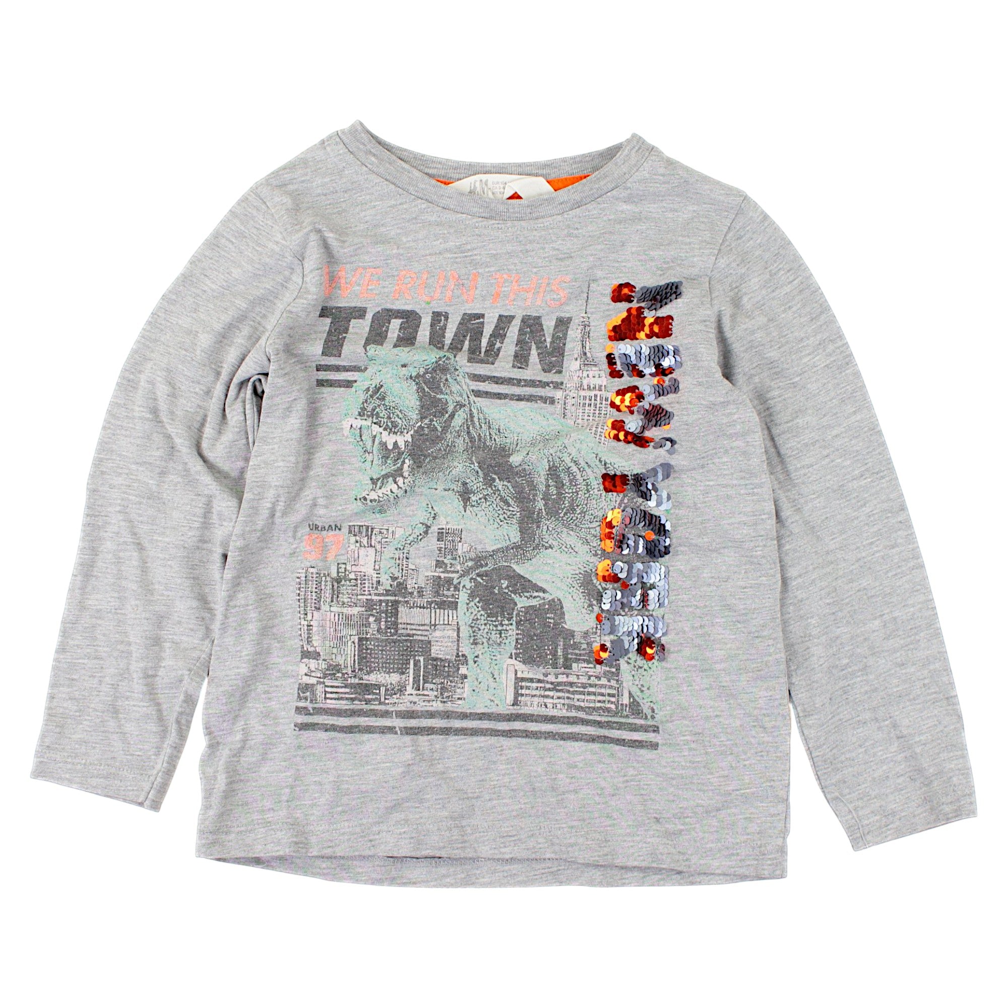 Boys dinosaur long sleeve blouse used H&amp;M code 143