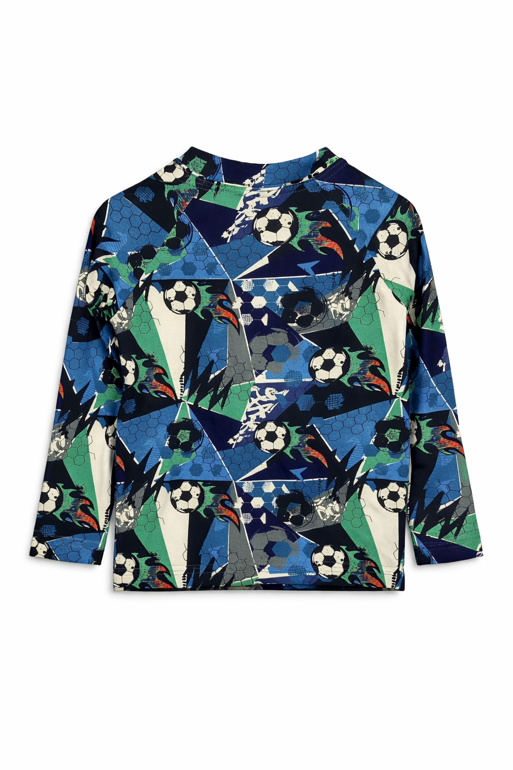 Bluzka piłka druk cyfrowy chłopięca niebieski Style Kids 1214-30126