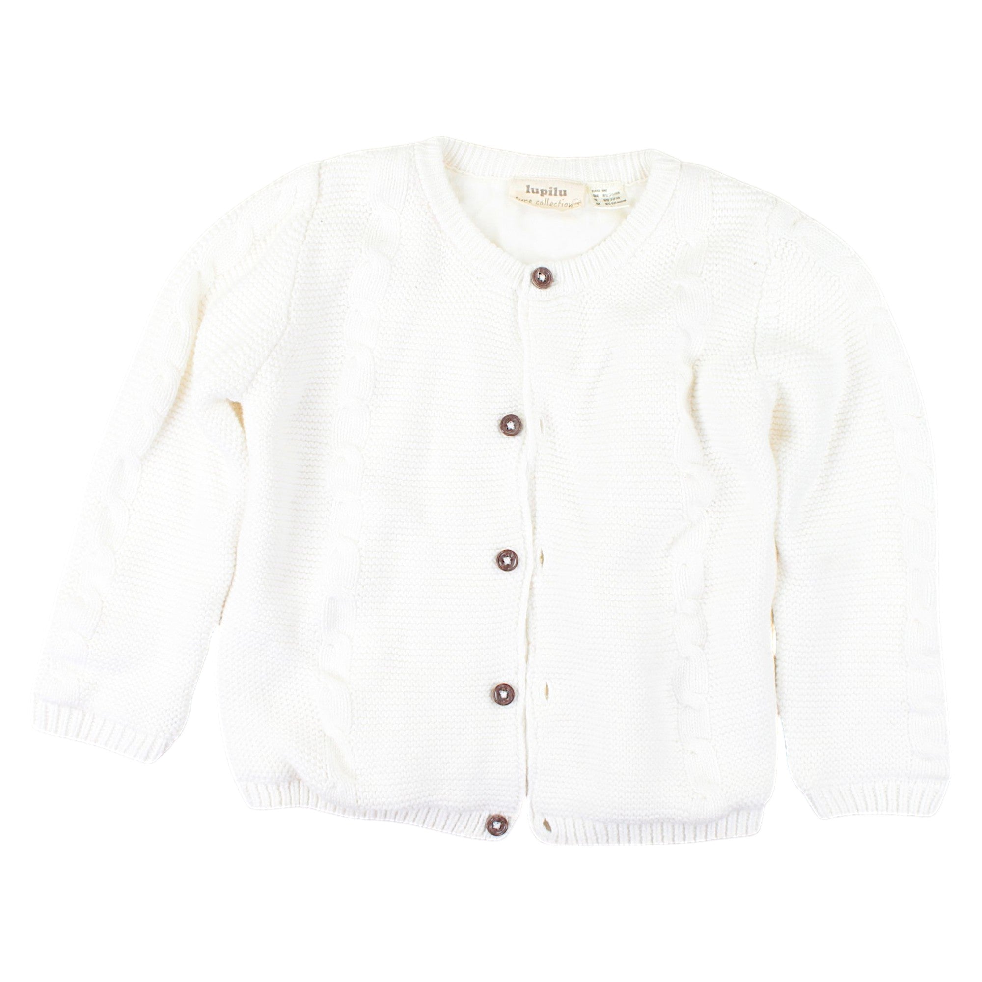 Girls' button-up sweater, used, Lupilu code 148