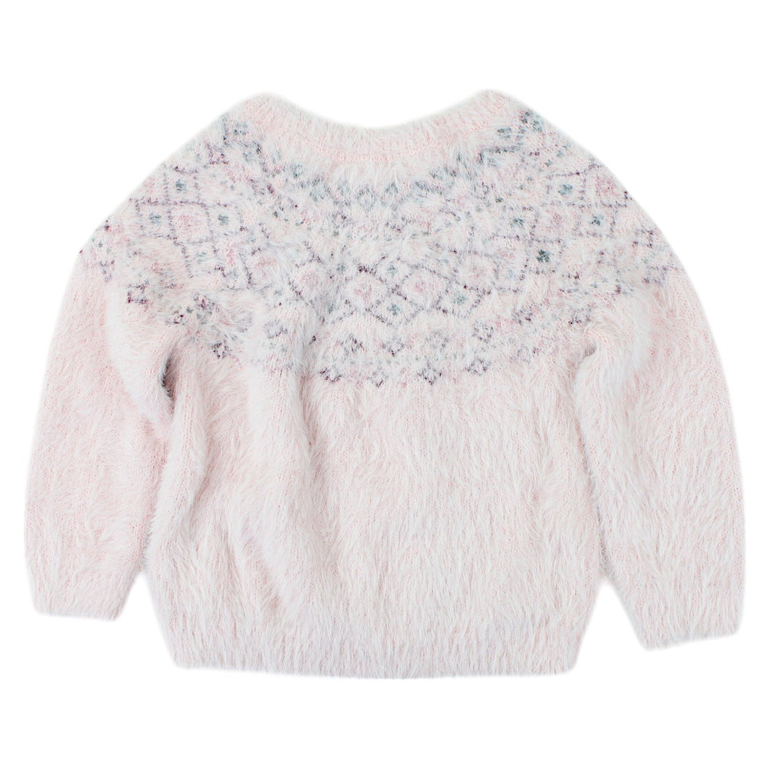 Girls' over-the-head fur sweater, used, PRIMARK code 153