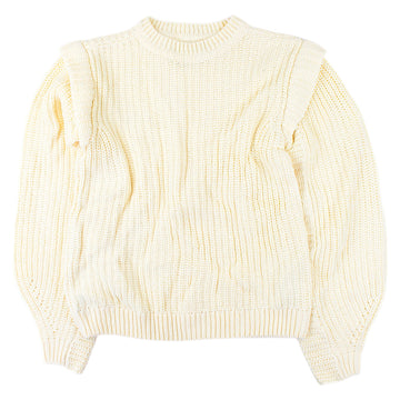 Girls' over-the-head sweater, used, KIDS ONLY, yellow, code 154