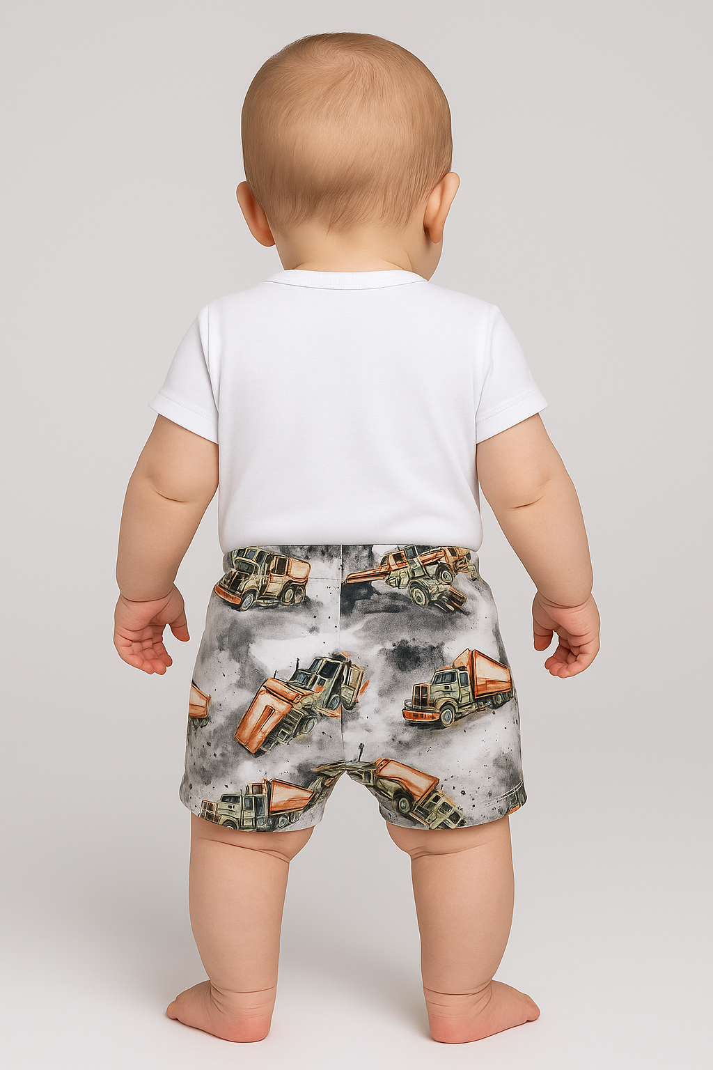 Boy's gray TIR bodysuit set Guliwerkids 1426-24625