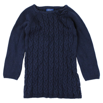Long-sleeved sweater for girls, used MINOTI, navy blue, code 155