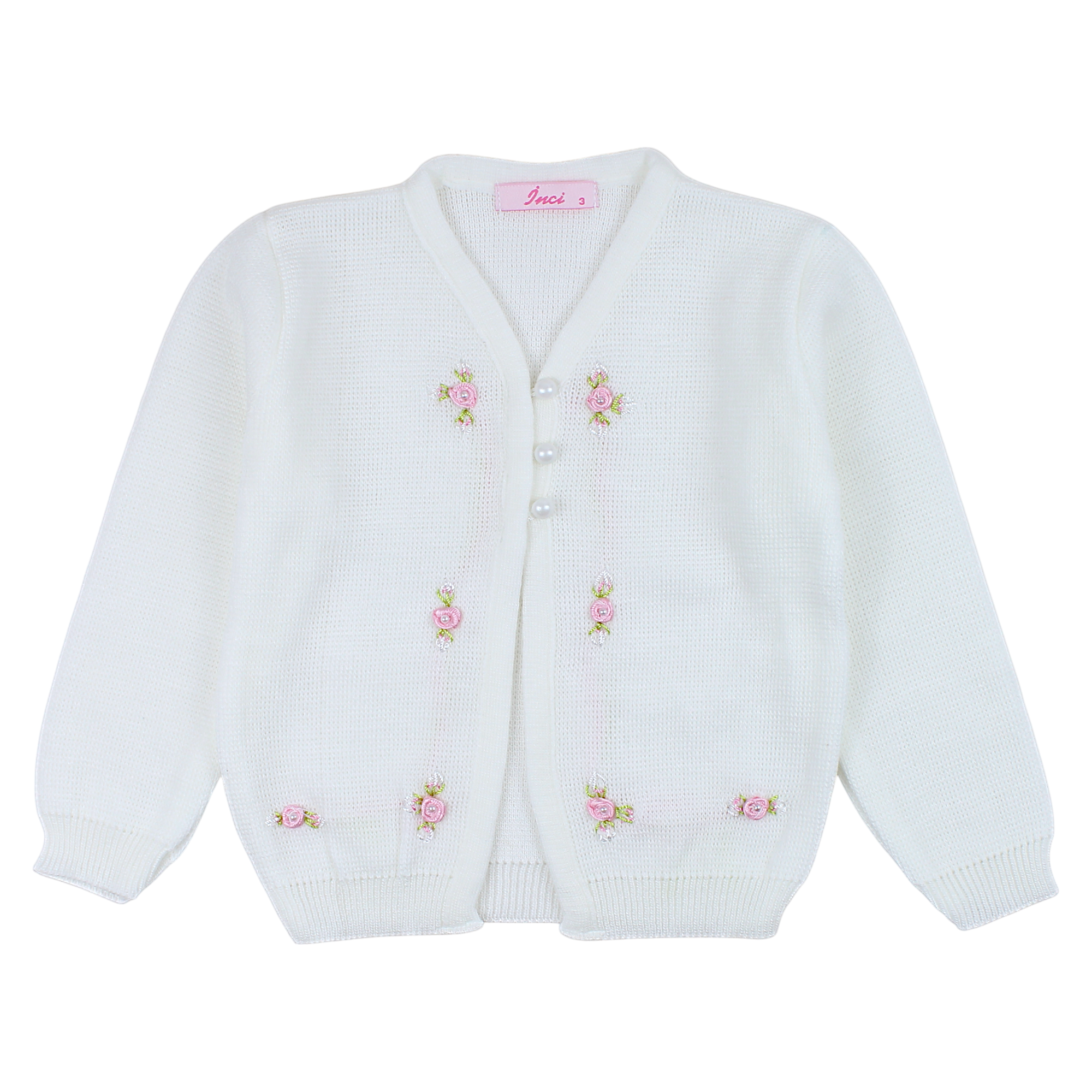 Baby girl's sweater white Inci 1460-15425-3