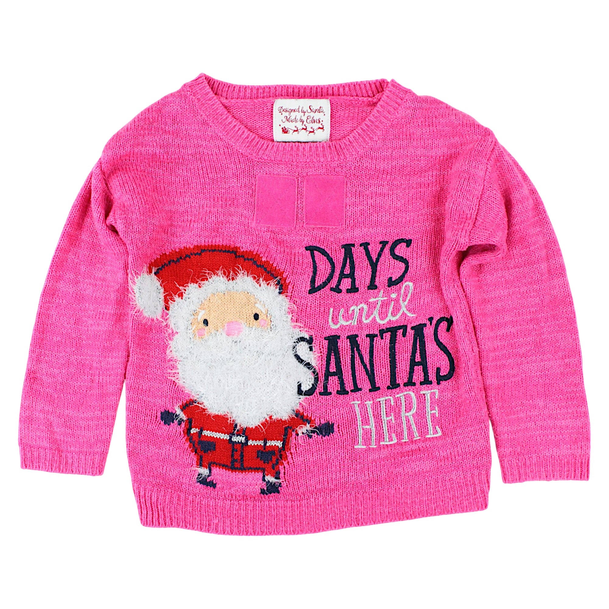 Girls' over-the-head Santa Claus sweater used George code 161
