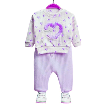 Heart set girl purple Anilco baby 1717-27225-20