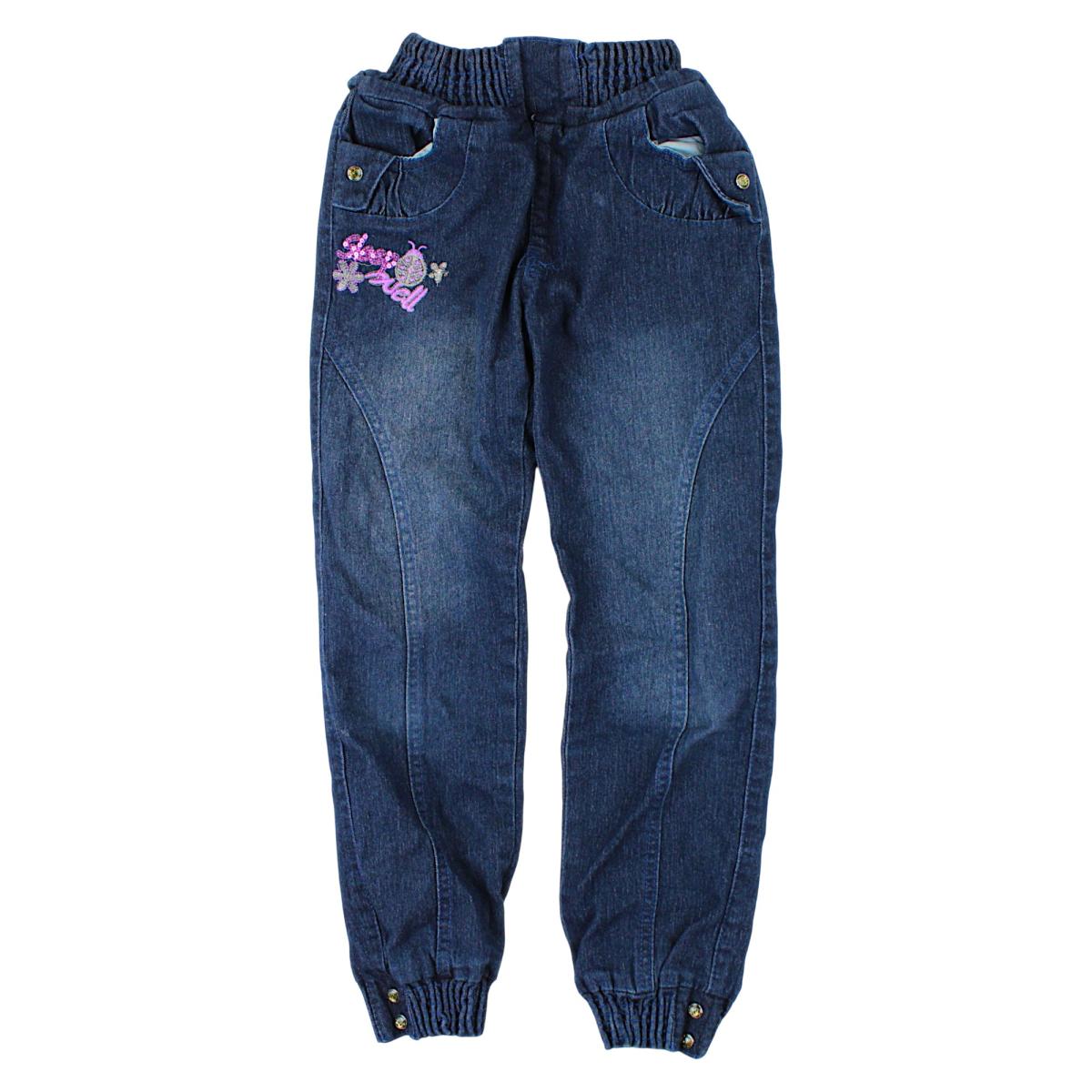 Girls' navy blue pants used Hello Baby 190
