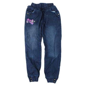 Girls' navy blue pants used Hello Baby 190
