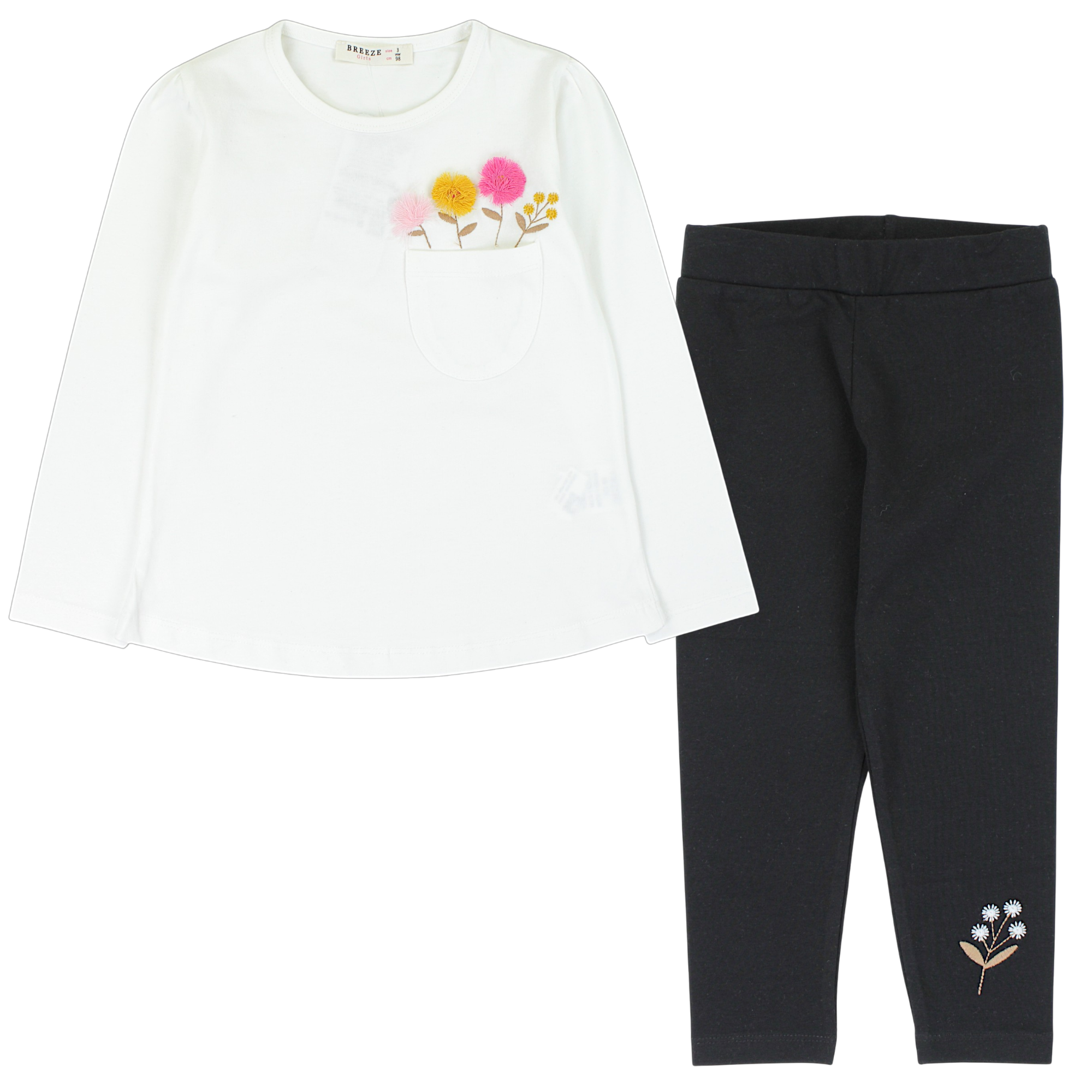 Set of flowers girl cream Breeze 19230-5325-28