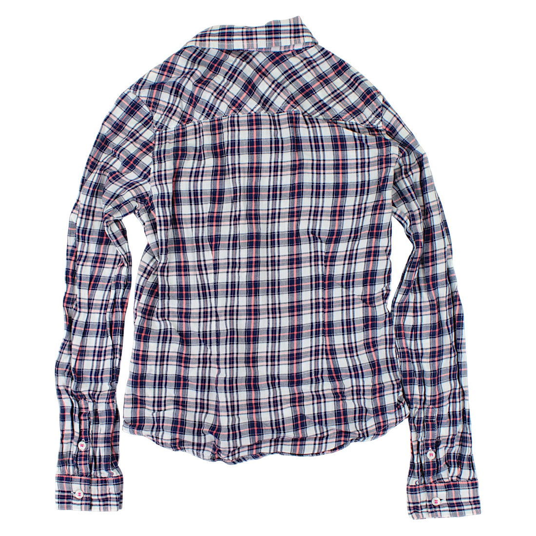 Girls' checked shirt with pockets, used H&amp;M code 172