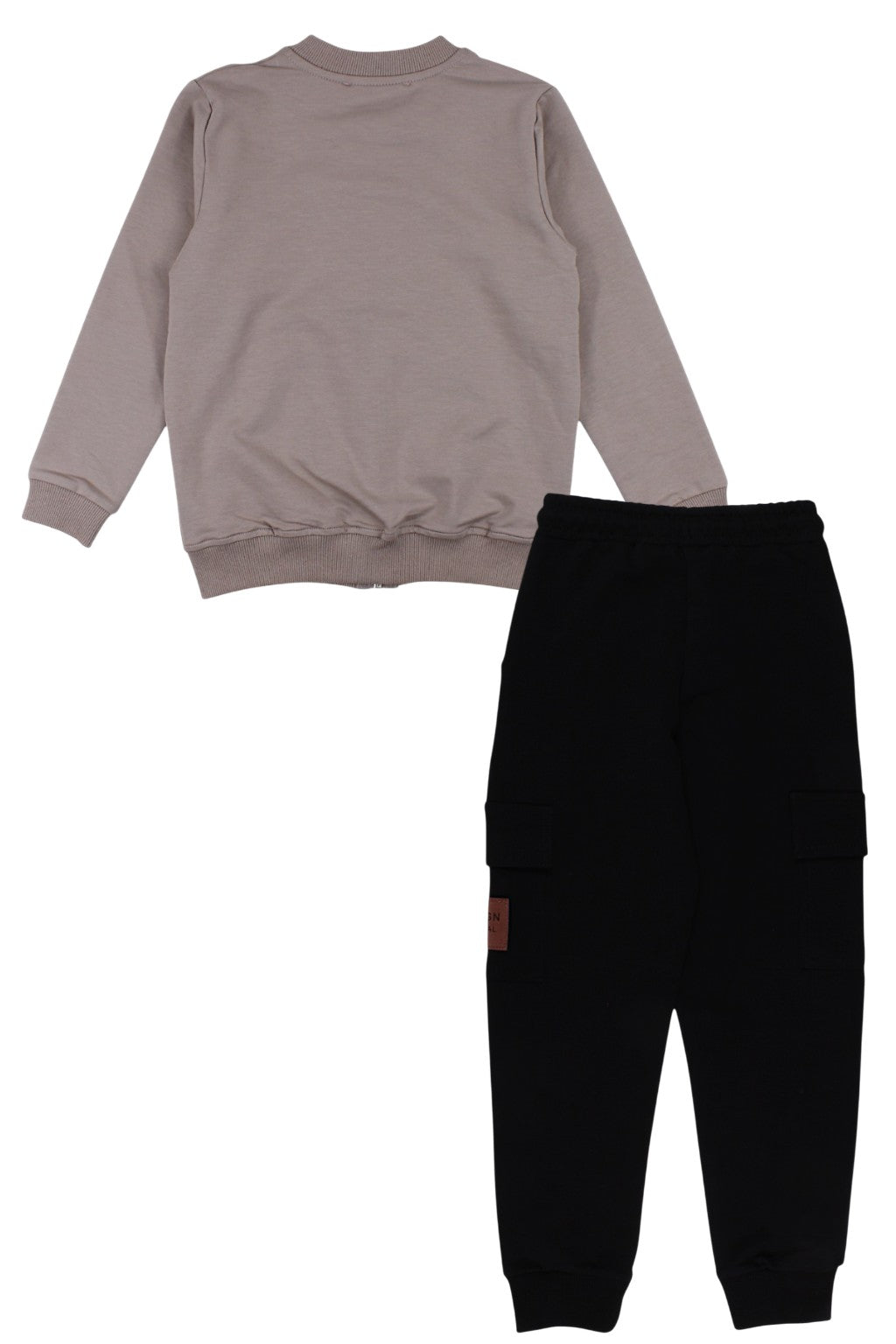 Boy's beige combat trousers set Kocak S-2008-6825-1