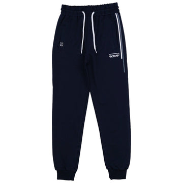 Boys' navy blue sweatpants Poyraz 2313-23824 GKMOC