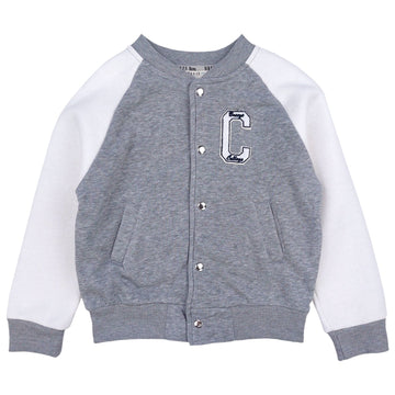 Boys gray baseball sweatshirt Breeze 19583-23824 GKMOC