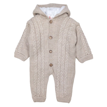Boy's woolen warm suit beige Three Star 236-71024