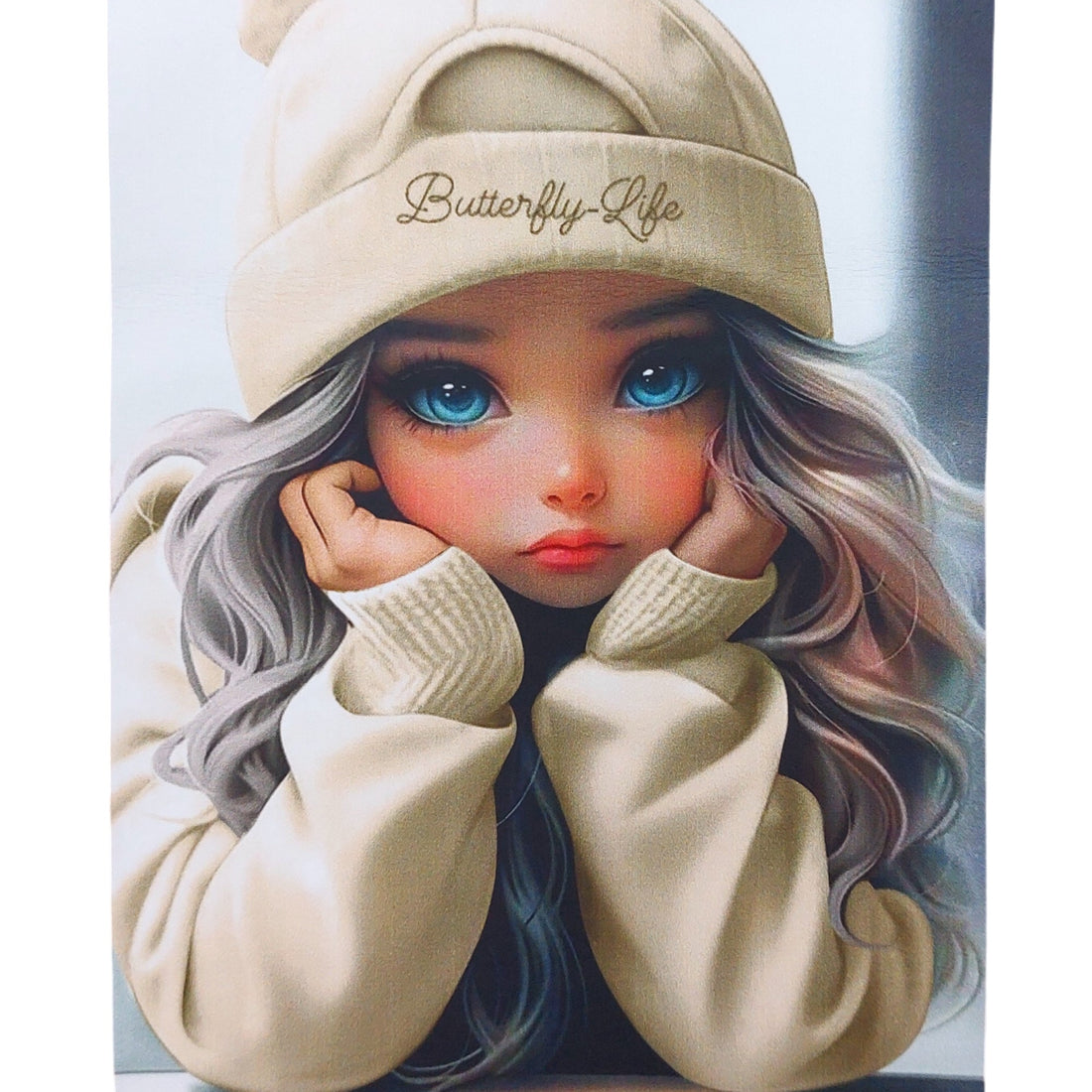 Cotton blouse Life girl beige Your Word 465-30924