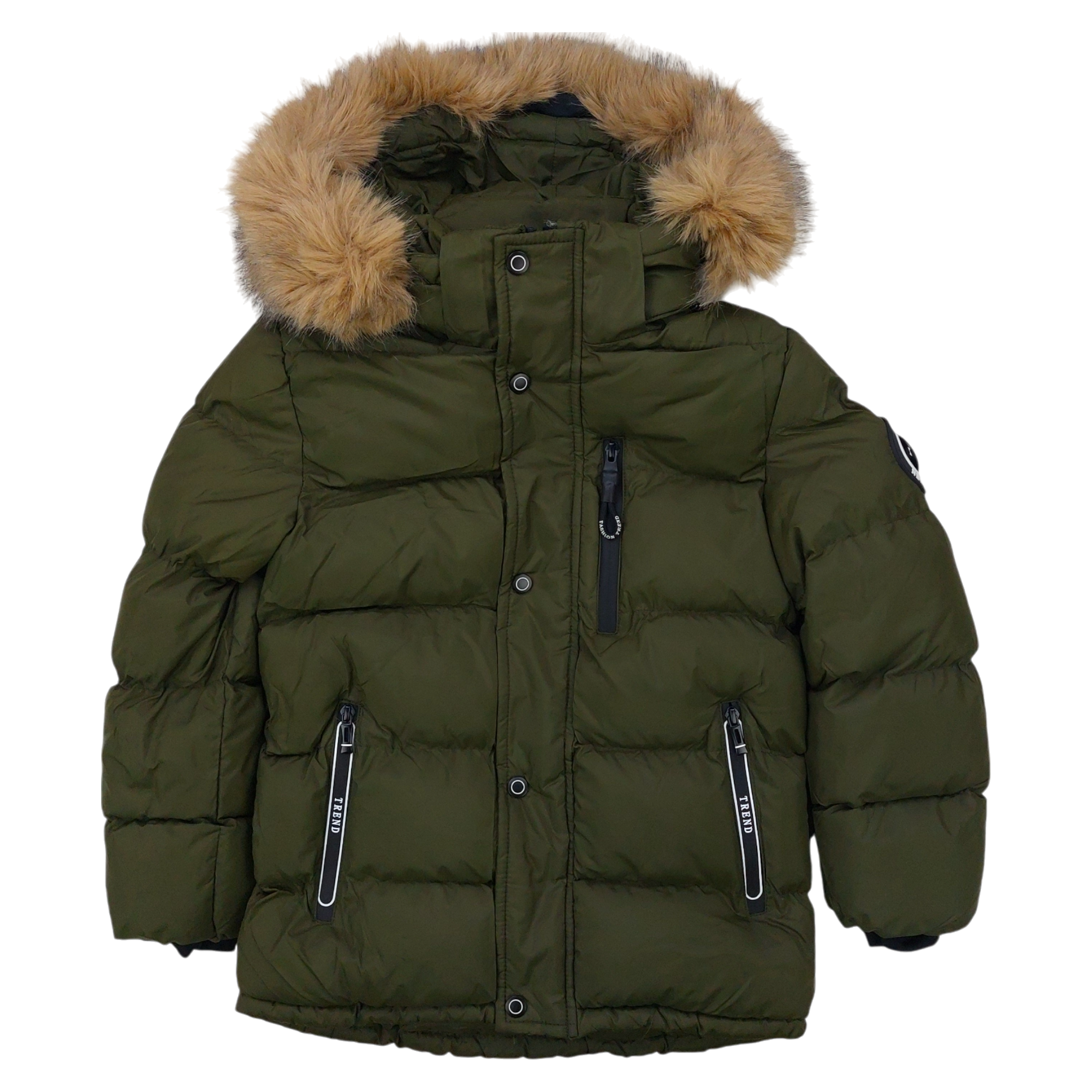 Boy's winter jacket green Happy House KK-1058-211024