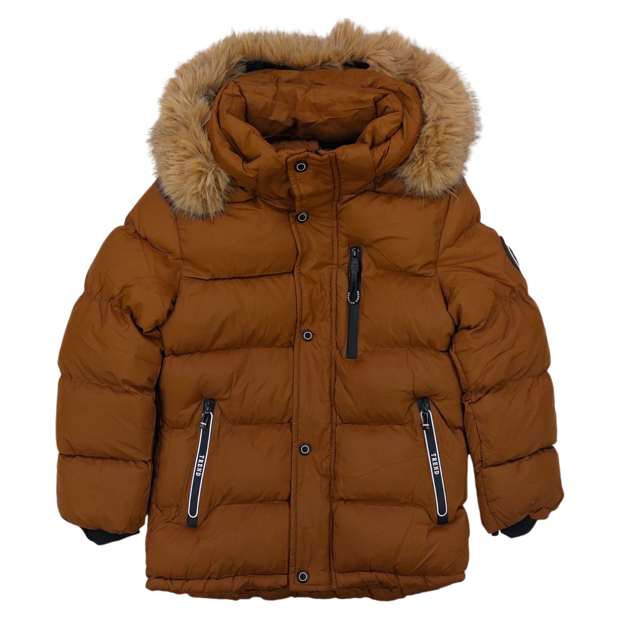 Boy's winter jacket camel Happy House KK-1057-211024