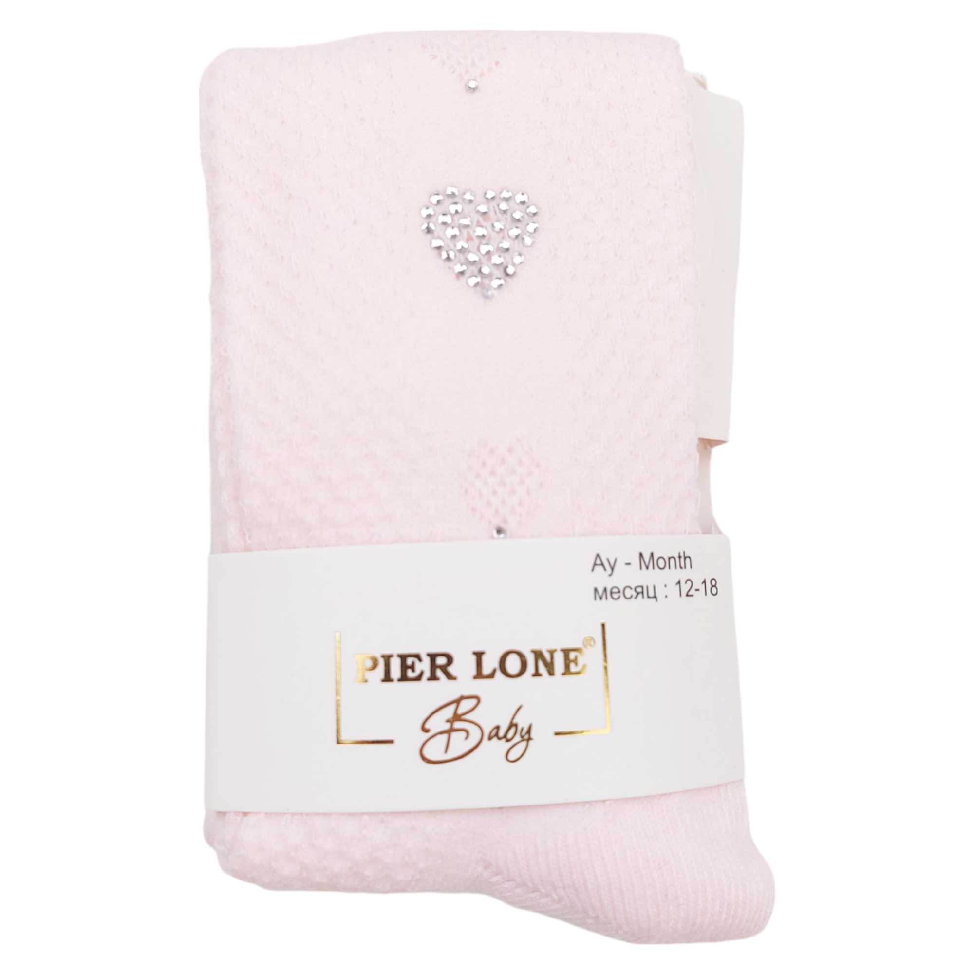 Girl's pink fragrant sequin tights Pier Lone 1673-161024