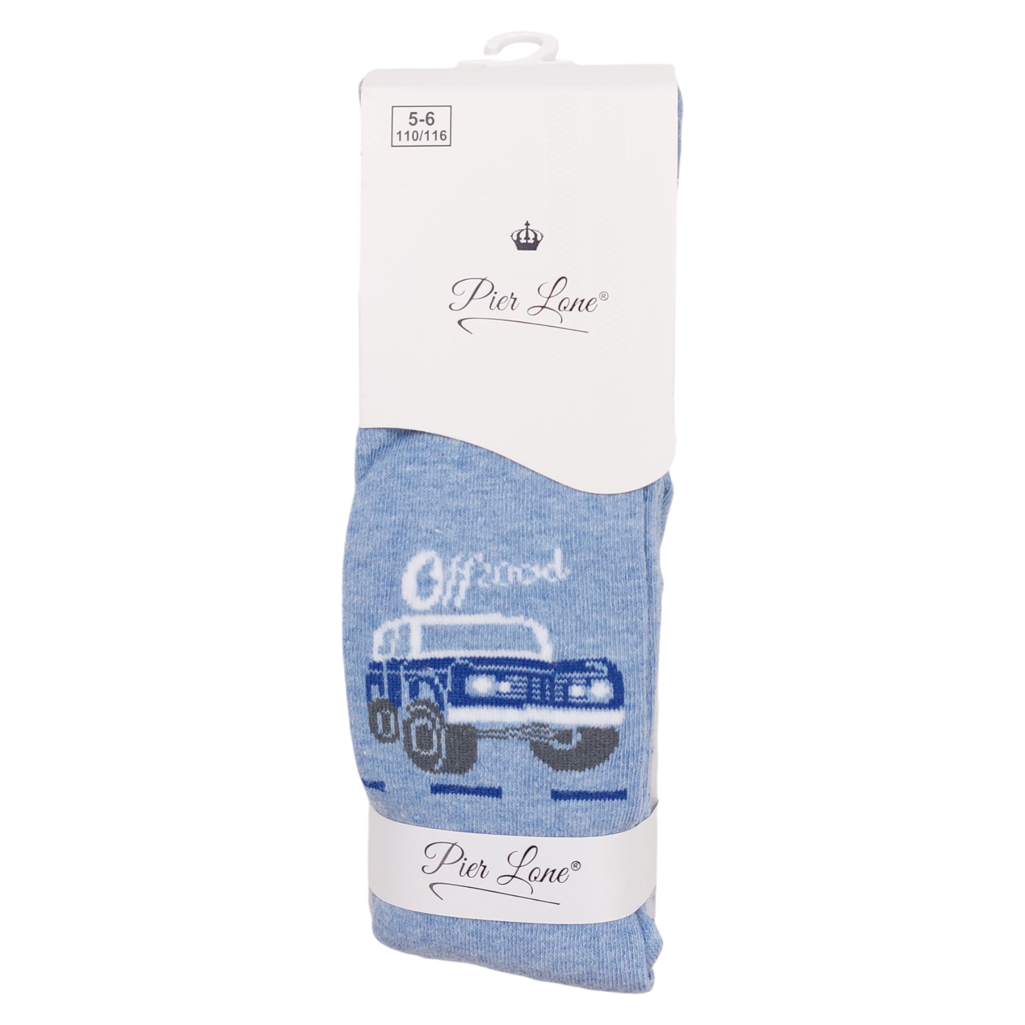 Boy's car scented tights blue Pier Lone 1383-161024