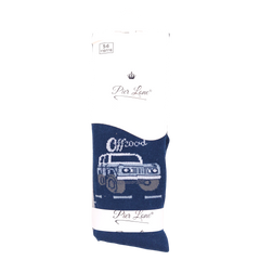 Boy's car scented tights navy blue Pier Lone 1383-161024