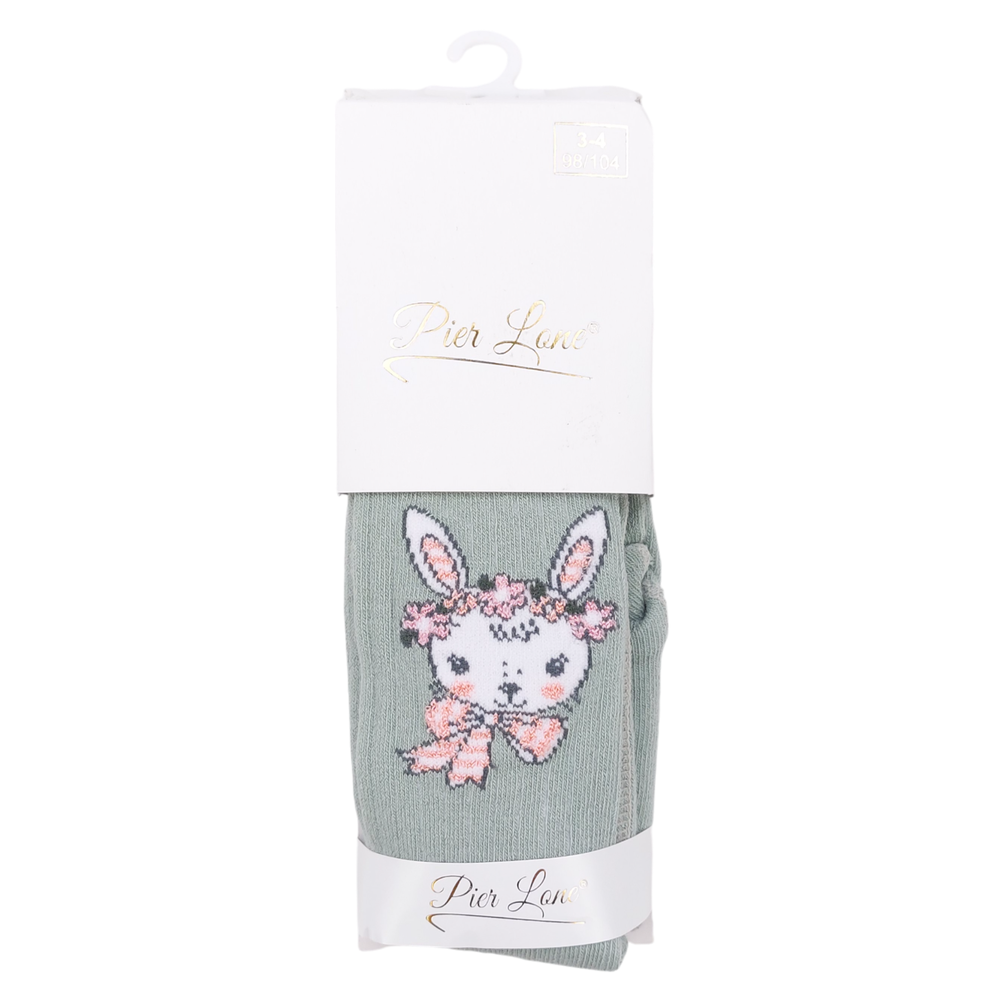 Scented tights bunny girls sage Pier Lone 1748-191024-57