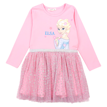 Girl's glitter dress pink Top Fashion 7046-271124-40