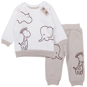 Set of 2 pieces of animal boy cream Luminoso 2135-7125-28