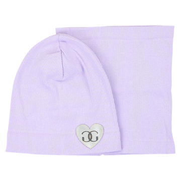 Set of hat and scarf for girls lilac Gracek 2027-11-7325-29