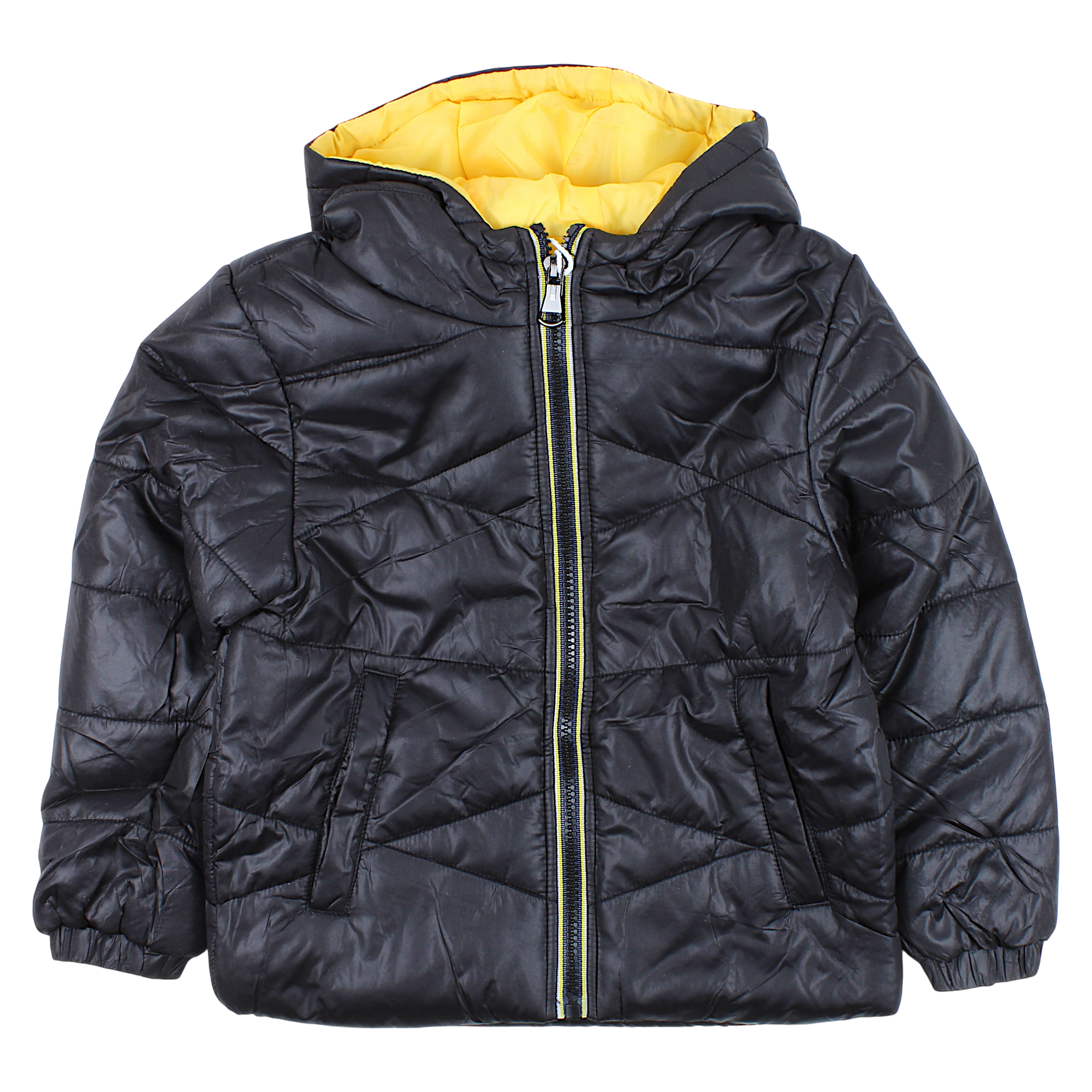 Boy's quilted transition jacket black F26 2034-17-14325-13