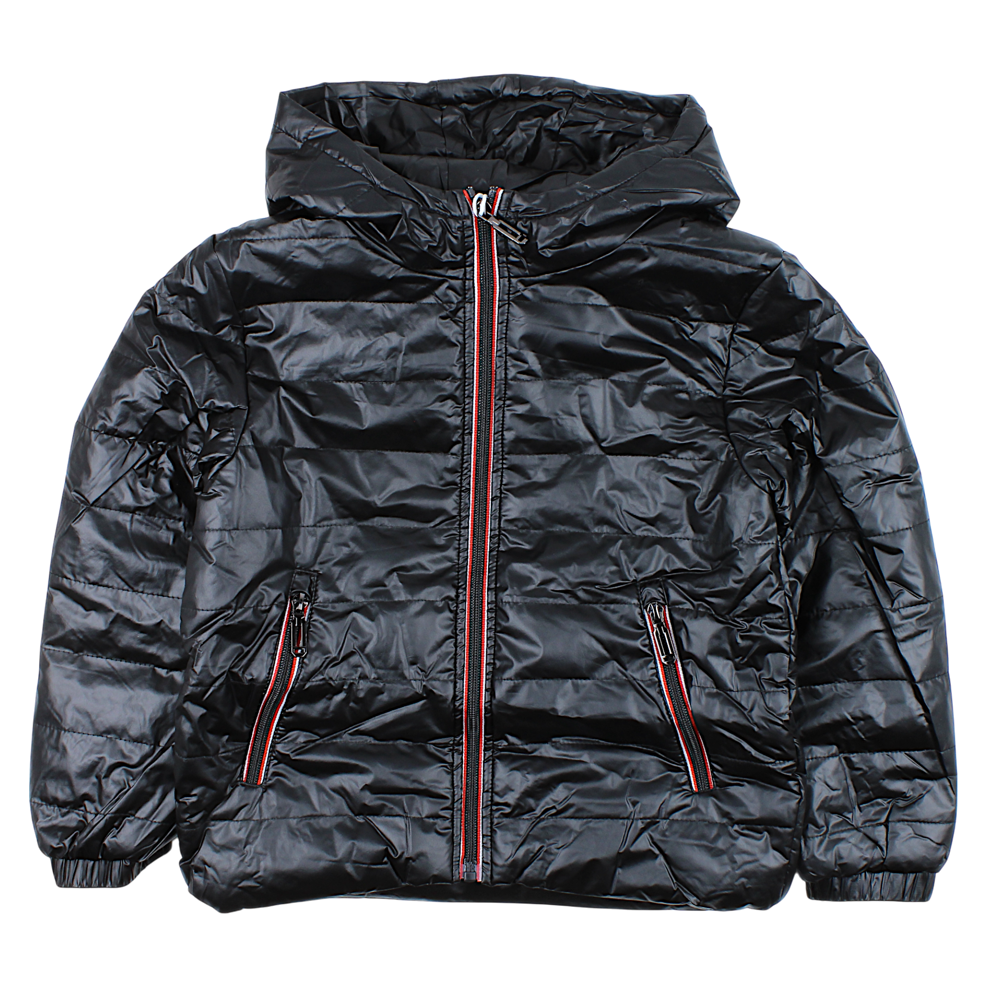 Boy's quilted zip transition jacket black F26 2034-17-14325-13
