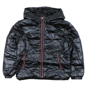 Boy's quilted zip transition jacket black F26 2034-17-14325-13