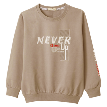 Thin boy's sweatshirt beige Breeze 20814-161024