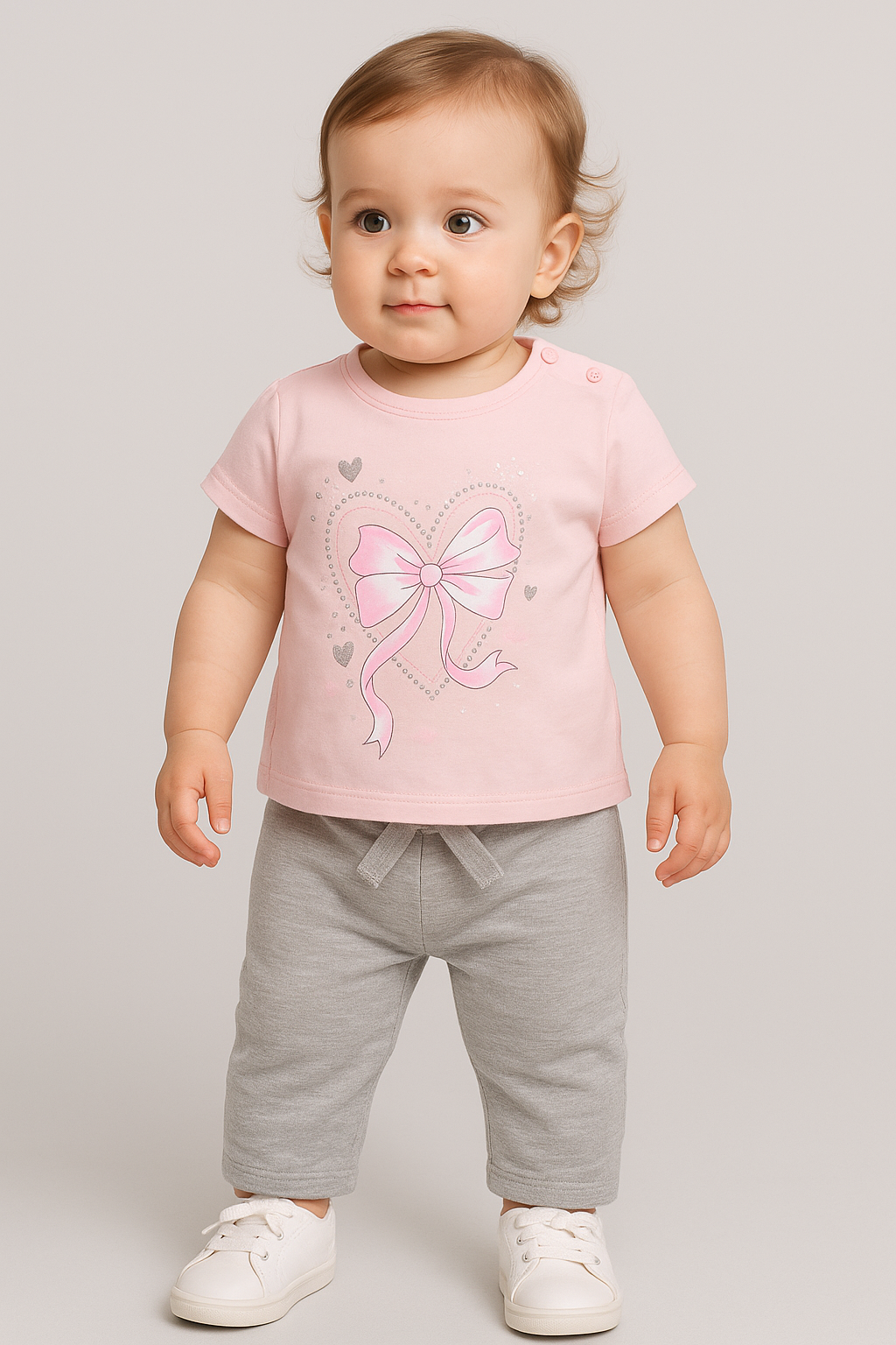 Girls' pink/ash Breeze set 20896-5325-40
