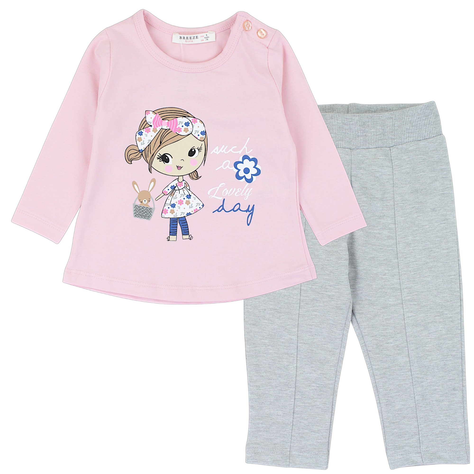 Set with girl girly pink Breeze 20896-5325-40