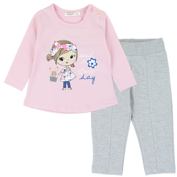 Set with girl girly pink Breeze 20896-5325-40