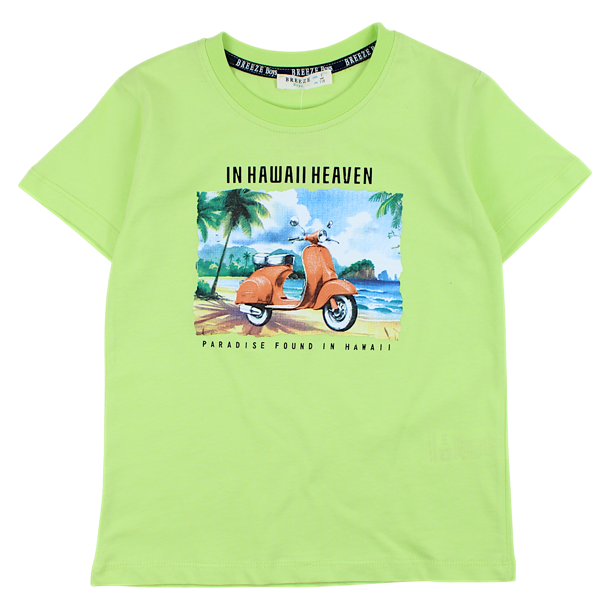 Boy's scooter blouse lime Breeze 20993-14425-30