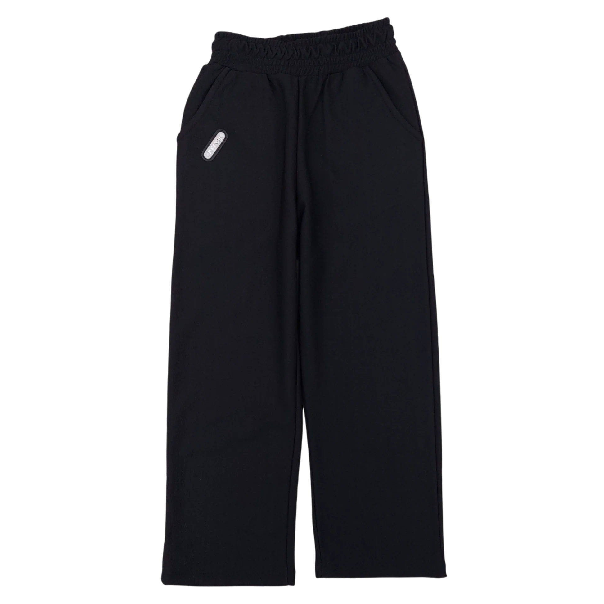 Girls' black Breeze striped culottes 21072-191024-14