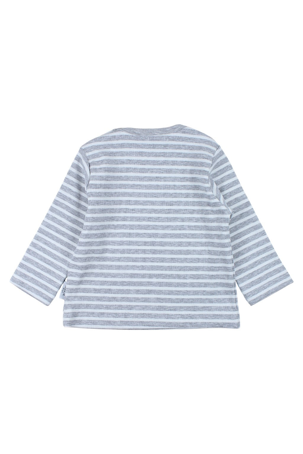 Boy's striped blouse, ash grey, Breeze 21291-291025