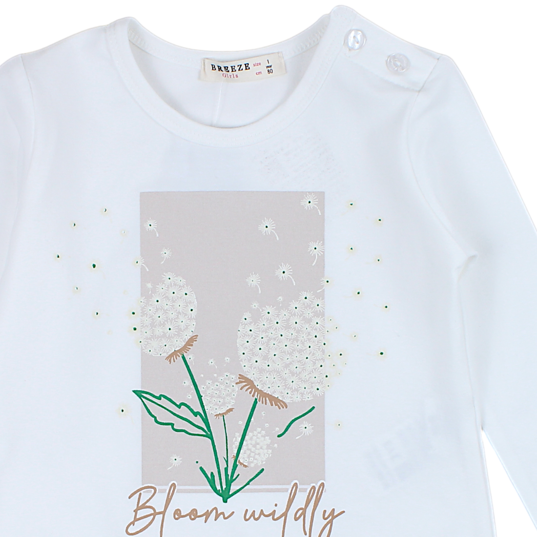 Girl's cream lace tunic Breeze 21457-14425