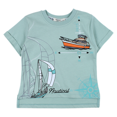 Boy's blouse mint Breeze 21470-14425