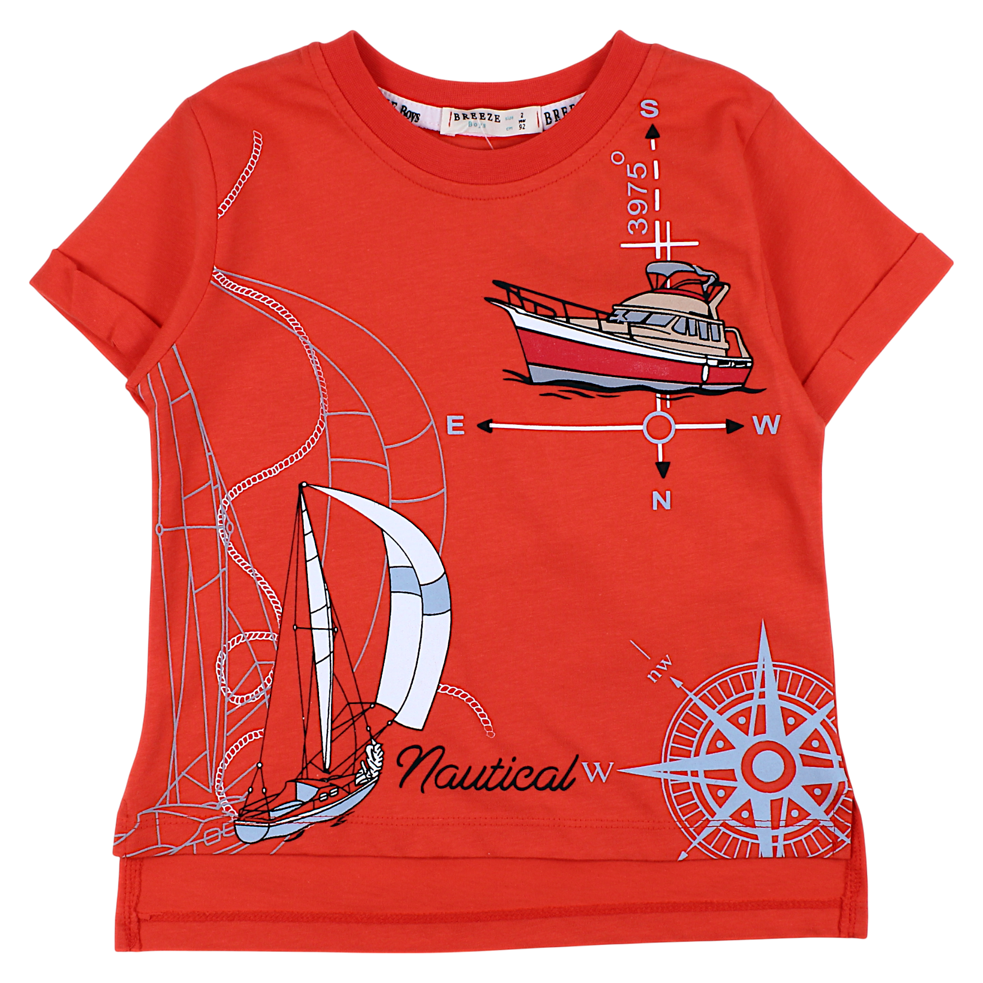 Boy's orange blouse Breeze 21470-14425