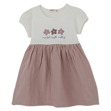 Fango Breeze 21474-13525 Girls' Embroidery Muslin Dress