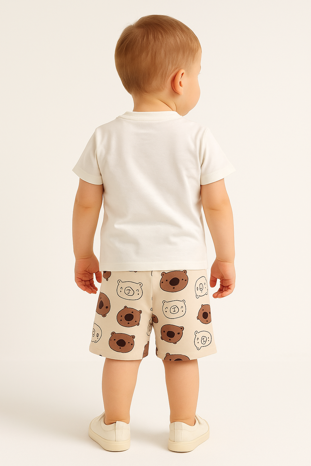 Cute Bear Boys Cream Breeze Set 21477-3625-28