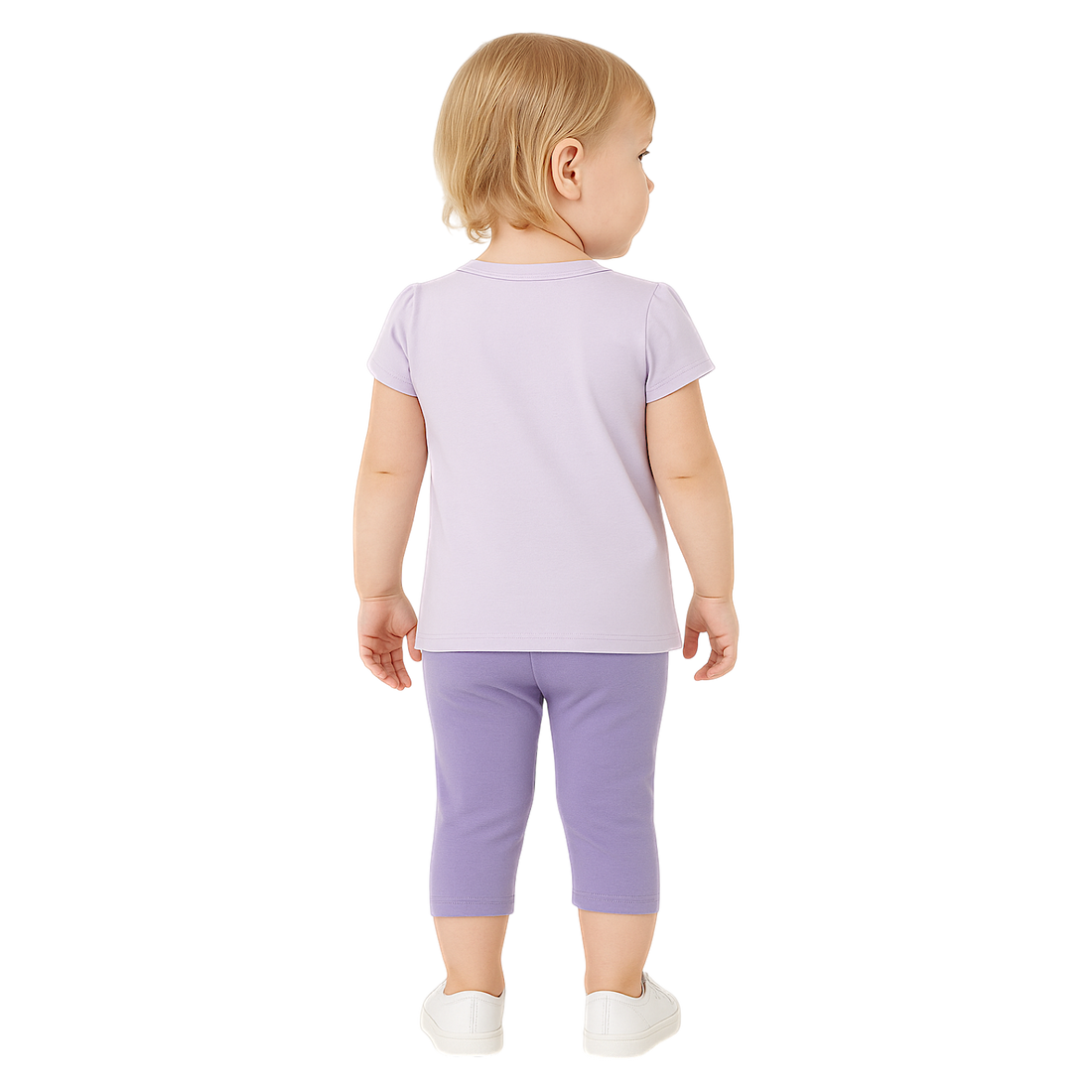 Breeze purple capri set for girls 21529-3625-20