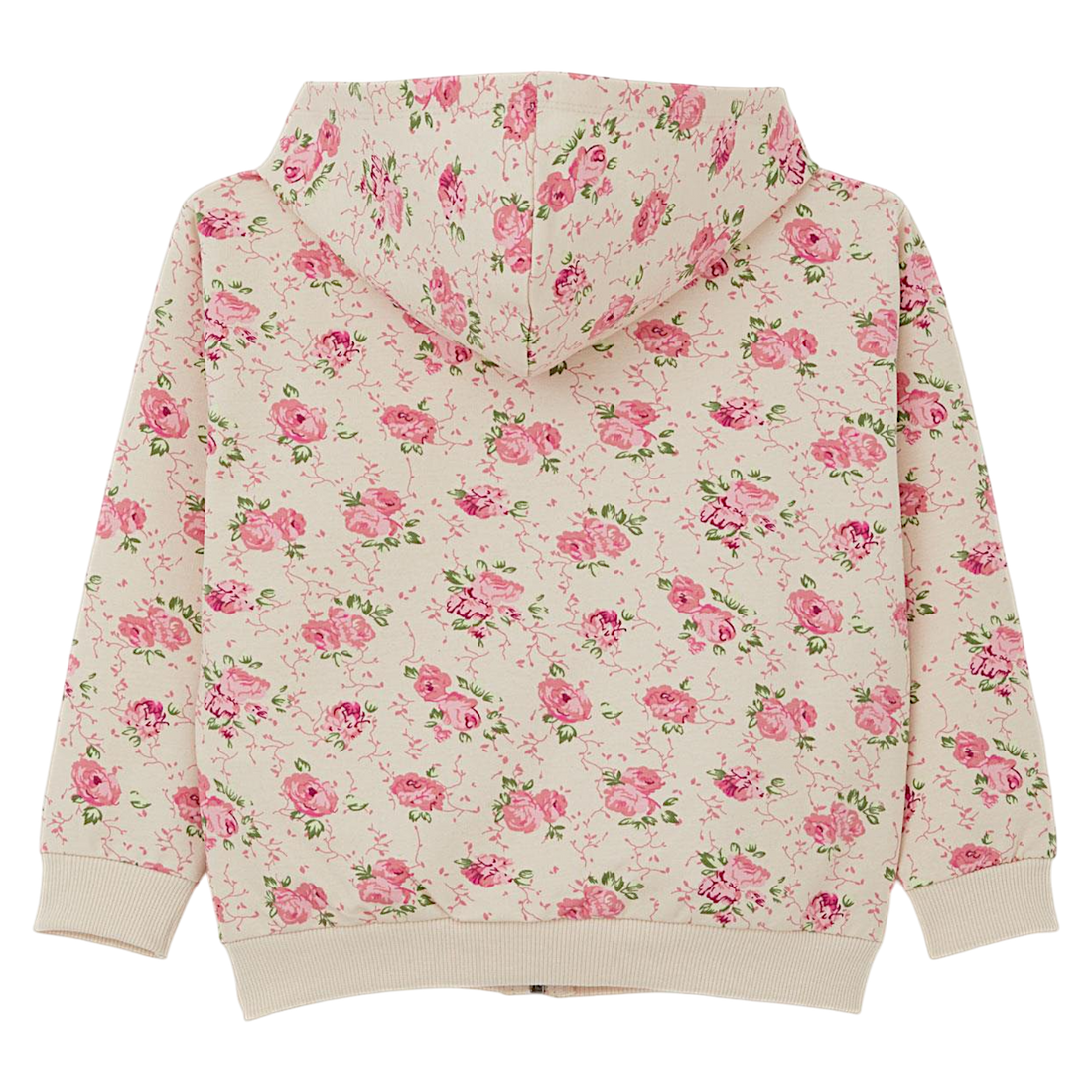 Girl's rose sweatshirt beige Breeze 21531-14425