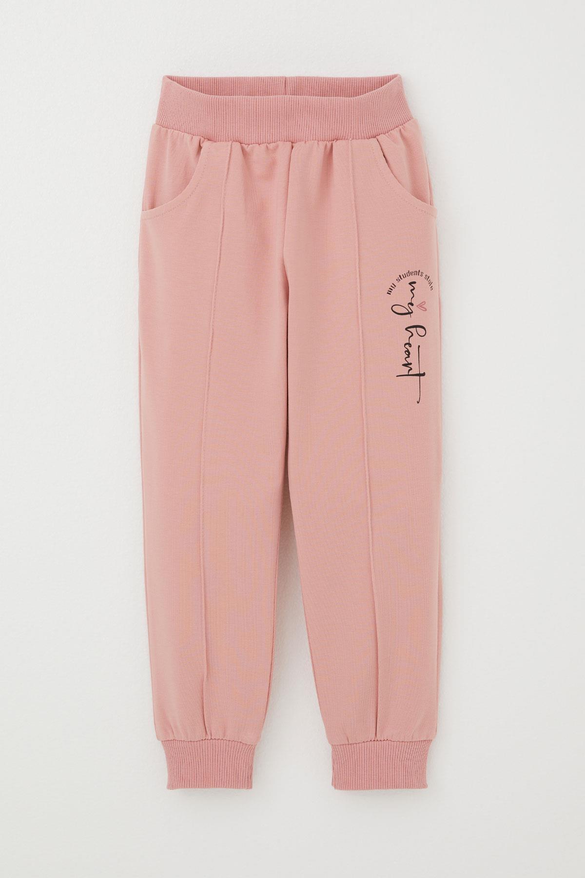 Girls' sweatpants, dusty pink, Breeze 21532-17925